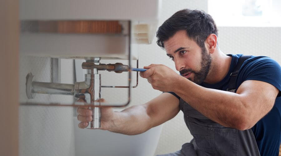 Local annual plumbing maintenance in Brownell, KS